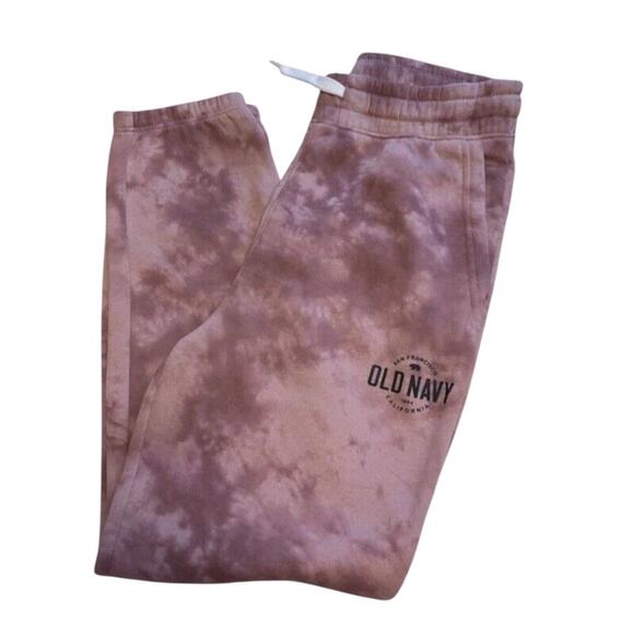 Old Navy Girls Sweatpants Joggers Sz 12 Pink Tie Dye School Activewear - Picture 8 of 14